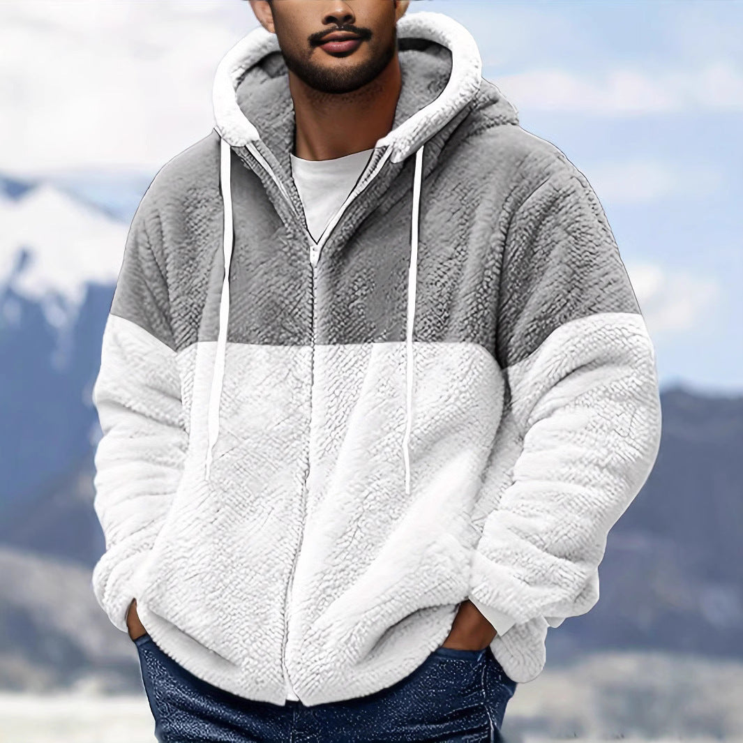 Men's Double-sided Fleece Thermal Jacket